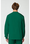 hunter green - Men's Snap Front Jacket (Back)