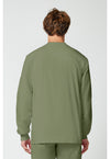 olive - Men's Snap Front Jacket (Back)