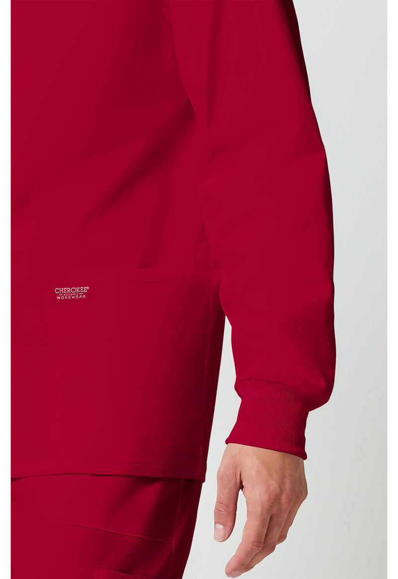 red - Men's Snap Front Jacket (View 4)