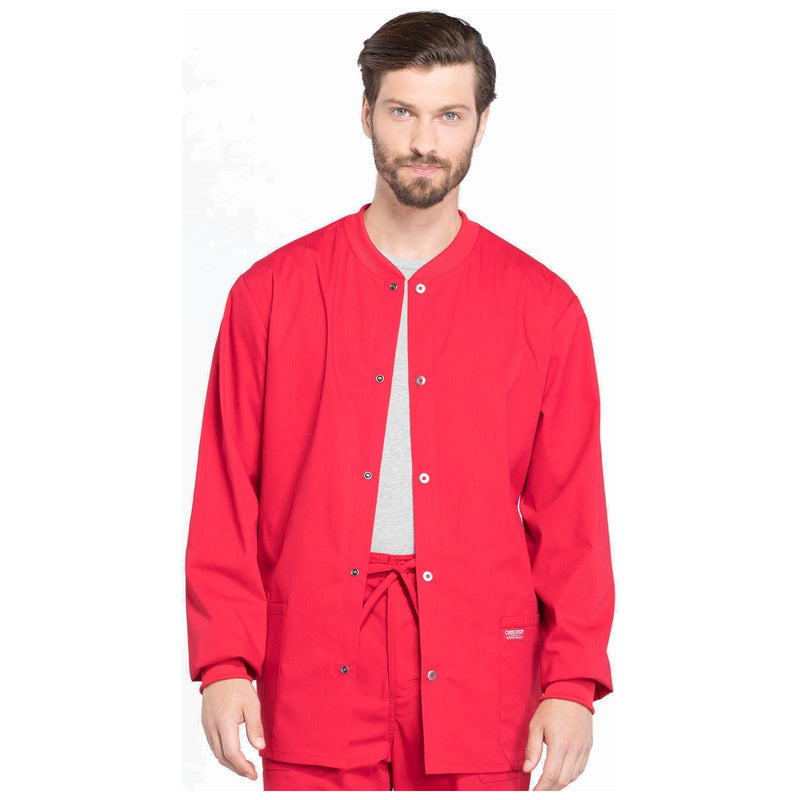 red - Men's Snap Front Jacket