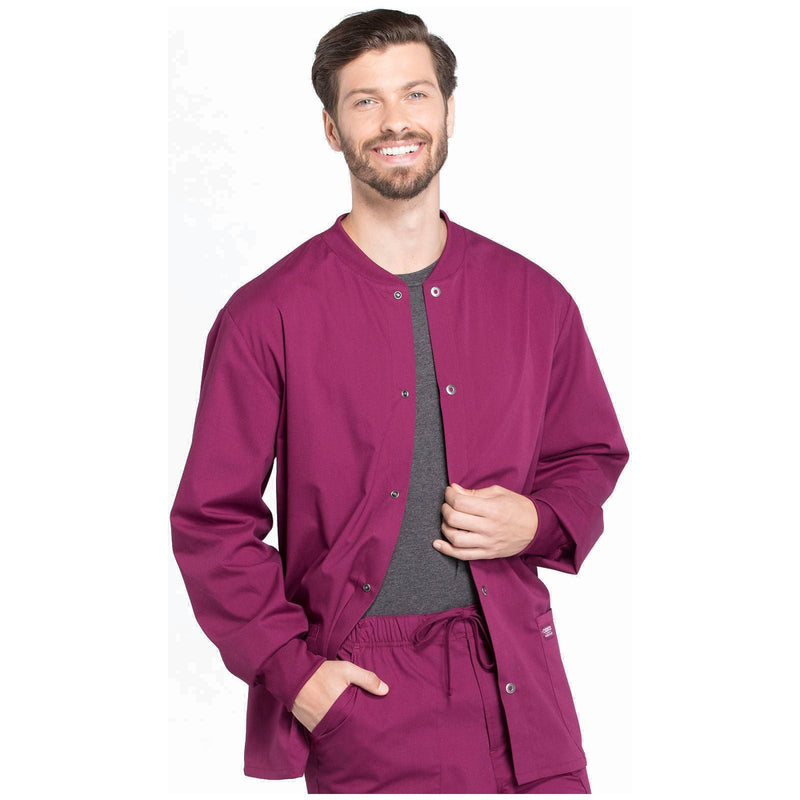 wine - Men's Snap Front Jacket