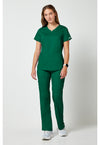 Hunter Green - Cherokee Cherokee WW Revolution Women's Scrub Top - Detail 1 View