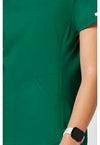 Hunter Green - Cherokee Cherokee WW Revolution Women's Scrub Top - Detail 4 View