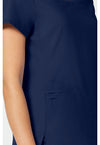 Navy - Cherokee Cherokee WW Revolution Women's Scrub Top - Detail 3 View