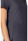 Pewter - Cherokee Cherokee WW Revolution Women's Scrub Top - Detail 3 View