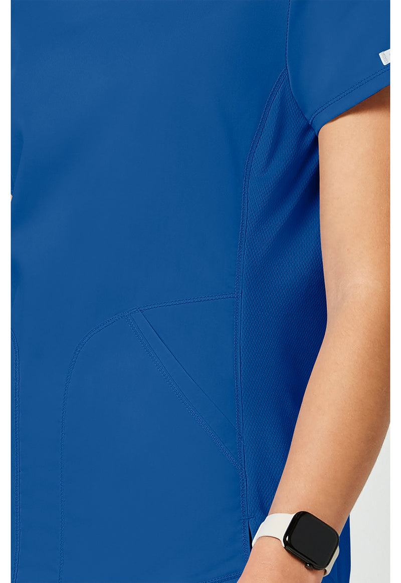 Royal - Cherokee Cherokee WW Revolution Women's Scrub Top - Detail 4 View