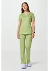 Cucumber - Cherokee Cherokee WW Revolution Women's Scrub Top - Detail 1 View