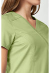 Cucumber - Cherokee Cherokee WW Revolution Women's Scrub Top - Detail 4 View