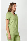 Cucumber - Cherokee Cherokee WW Revolution Women's Scrub Top - Right Side View