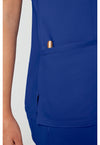 Galaxy Blue - Cherokee Cherokee WW Revolution Women's Scrub Top - Detail 2 View