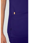 Grape - Cherokee Cherokee WW Revolution Women's Scrub Top - Detail 2 View