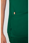 Hunter Green - Cherokee Cherokee WW Revolution Women's Scrub Top - Detail 2 View