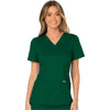hunter green - Mock Wrap Top
