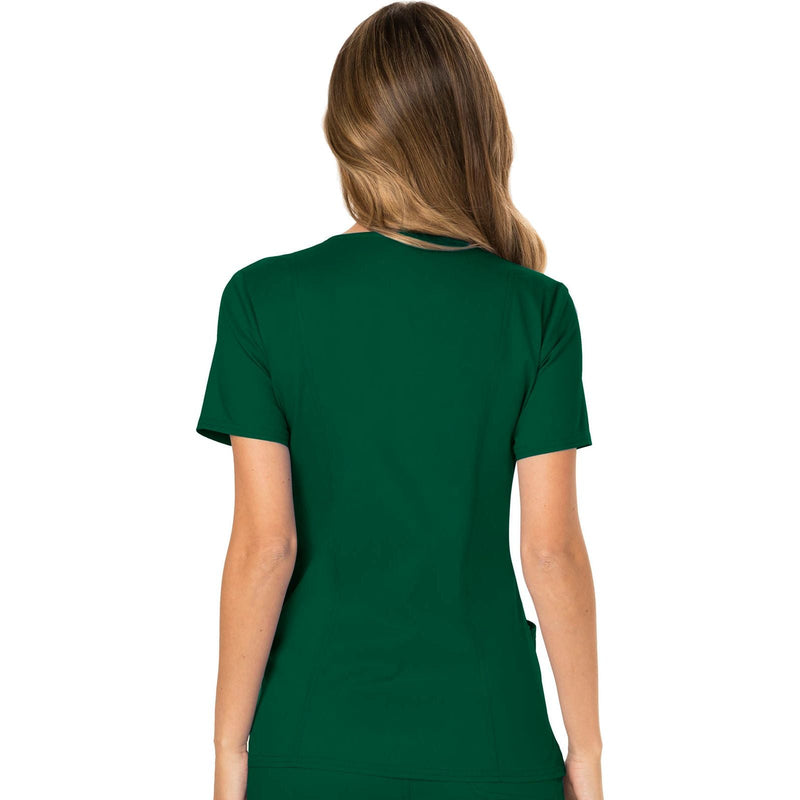 hunter green - Mock Wrap Top