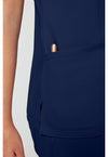 Navy - Cherokee Cherokee WW Revolution Women's Scrub Top - Detail 2 View