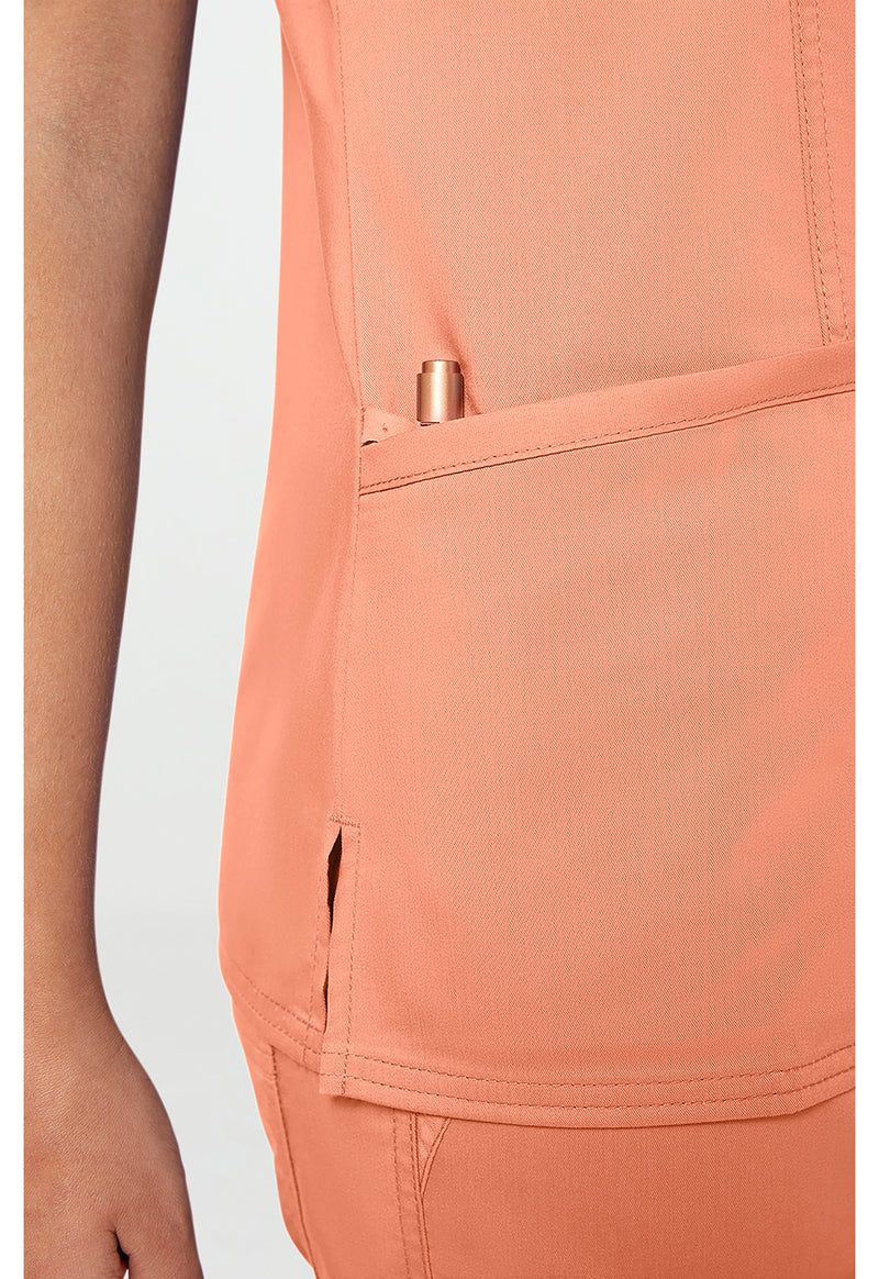 Papaya Juice - Cherokee Cherokee WW Revolution Women's Scrub Top - Detail 2 View