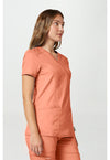 Papaya Juice - Cherokee Cherokee WW Revolution Women's Scrub Top - Right Side View
