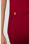 Red - Cherokee Cherokee WW Revolution Women's Scrub Top - Detail 2 View