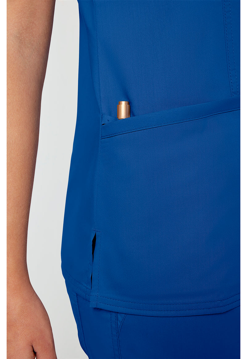 Royal - Cherokee Cherokee WW Revolution Women's Scrub Top - Detail 2 View