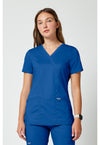 Royal - Cherokee Cherokee WW Revolution Women's Scrub Top - Detail 4 View