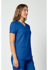 Royal - Cherokee Cherokee WW Revolution Women's Scrub Top - Right Side View