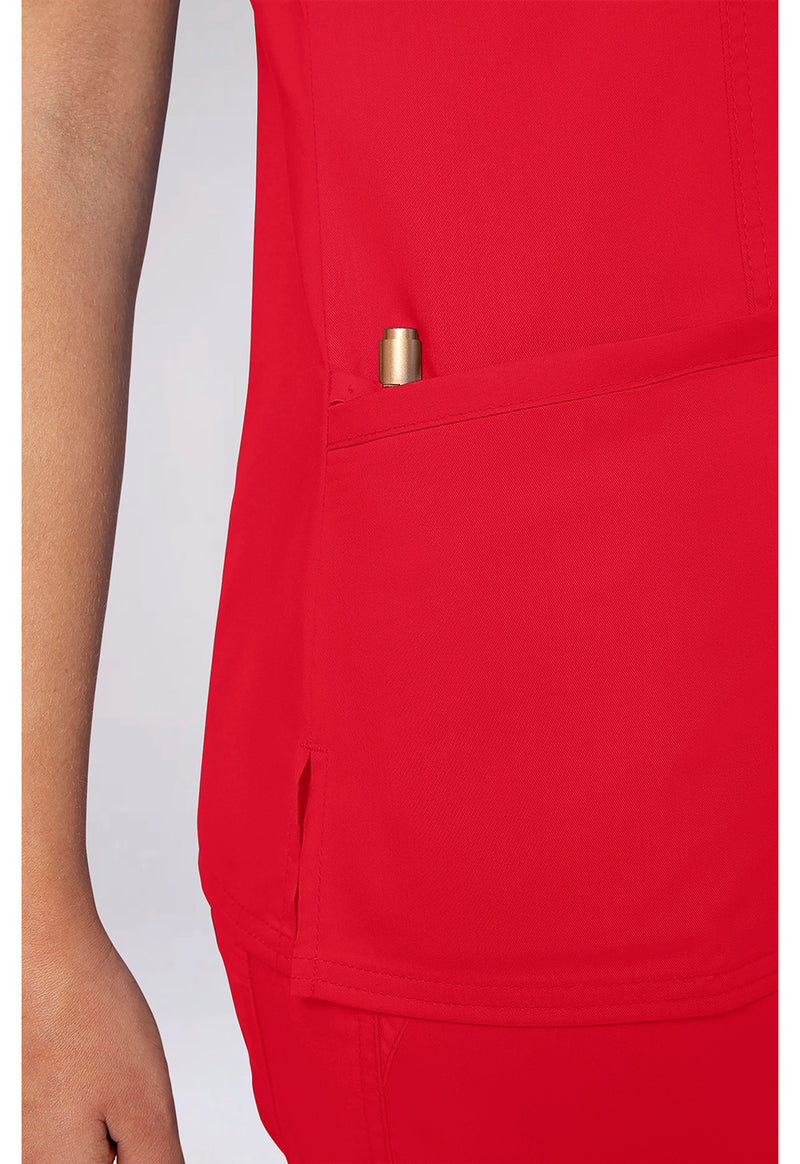 Sweet Paprika - Cherokee Cherokee WW Revolution Women's Scrub Top - Detail 2 View