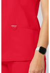Sweet Paprika - Cherokee Cherokee WW Revolution Women's Scrub Top - Detail 3 View