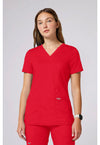 Sweet Paprika - Cherokee Cherokee WW Revolution Women's Scrub Top - Detail 4 View