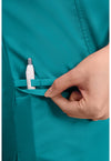 Teal Blue - Cherokee Cherokee WW Revolution Women's Scrub Top - Detail 3 View