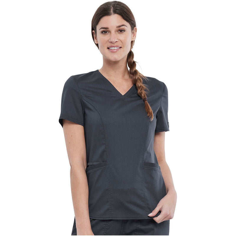 pewter - V-Neck  Top