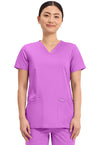 Sweet Berry - Cherokee WW Revolution Women Scrub Top - Front View