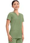 Celery Green - Cherokee Cherokee WW Revolution Women's Scrub Top - Right Side View