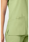 Cucumber - Cherokee Cherokee WW Revolution Women's Scrub Top - Detail 3 View