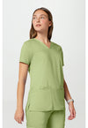 Cucumber - Cherokee Cherokee WW Revolution Women's Scrub Top - Right Side View