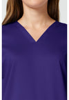 Grape - Cherokee Cherokee WW Revolution Women's Scrub Top - Detail 2 View