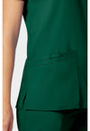 Hunter Green - Cherokee Cherokee WW Revolution Women's Scrub Top - Detail 3 View