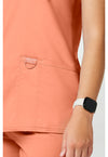 Papaya Juice - Cherokee Cherokee WW Revolution Women's Scrub Top - Detail 4 View