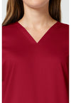 Red - Cherokee Cherokee WW Revolution Women's Scrub Top - Detail 2 View