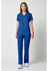 Royal - Cherokee Cherokee WW Revolution Women's Scrub Top - Detail 1 View