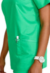 Sparkling Jade - Cherokee Cherokee WW Revolution Women's Scrub Top - Detail 4 View