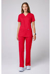 Sweet Paprika - Cherokee Cherokee WW Revolution Women's Scrub Top - Detail 1 View
