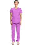 Sweet Berry - Cherokee Cherokee WW Revolution Women's Scrub Top - Detail 1 View
