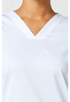 White - Cherokee Cherokee WW Revolution Women's Scrub Top - Detail 2 View