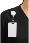 Black - Cherokee Cherokee WW Revolution Unisex Scrub Top - Detail 3 View