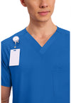 Royal - Cherokee Cherokee WW Revolution Unisex Scrub Top - Detail 2 View