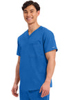 Royal - Cherokee Cherokee WW Revolution Unisex Scrub Top - Left Side View