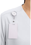 White - Cherokee Cherokee WW Revolution Unisex Scrub Top - Detail 3 View