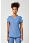 Ciel - Cherokee WW Originals Women Scrub Top - Front View