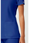 Galaxy Blue - Women's V-Neck Scrub Top (View 4)