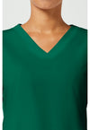 Hunter Green - Women's V-Neck Scrub Top (View 2)